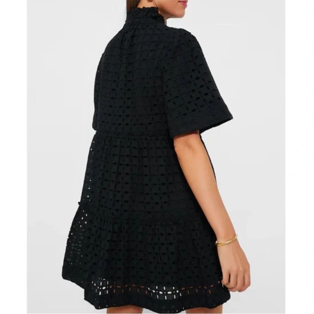 TUCKERNUCK Black Eyelet Crawford Dress NWT - Picture 6 of 9